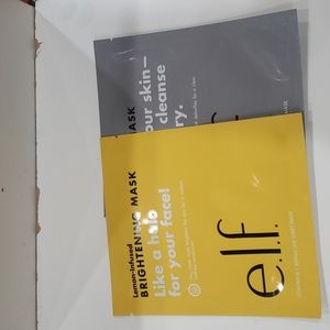 E.L.F Lemon Infused Brightening Mask + Detoxifying Bubble Mask Set